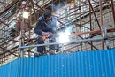 نصب و اجرای دیوار پروژه کارگاهی کیان پارس اهواز