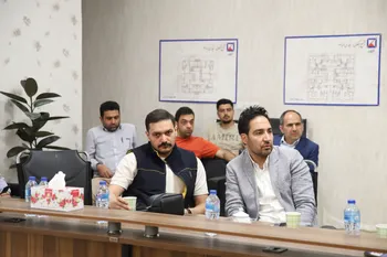 جلسه مدیرعامل با پیمانکاران نیایش