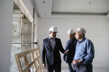 بازدید دکتر  قربان نژاد از پروژه صبانیایش