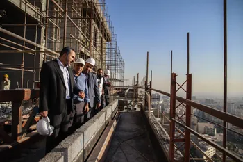 بازدید دکتر  قربان نژاد از پروژه صبانیایش