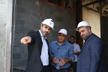 بازدید دکتر  قربان نژاد از پروژه صبانیایش