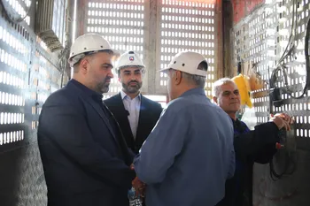 بازدید دکتر  قربان نژاد از پروژه صبانیایش