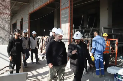 بازدید سرزده معاون فنی و اجرایی و عضو هیات مدیره صبانفت از پروژه نیایش