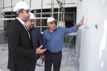 بازدید دکتر  قربان نژاد از پروژه صبانیایش
