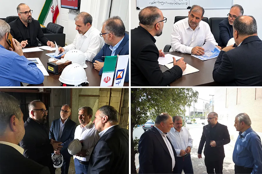 بازدید رئیس صندوق بازنشستگی از پروژه های اهواز