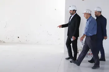 بازدید دکتر  قربان نژاد از پروژه صبانیایش